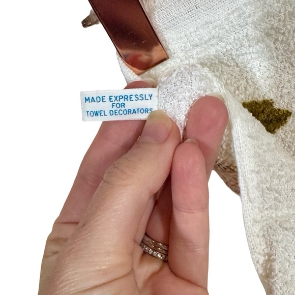 Vintage Cannon 60s Gingham Strawberry Retro Terry Dish Towel Deadstock - Picture 4 of 4